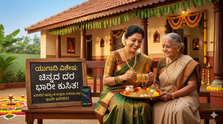 Gold Price Today: ಯುಗಾದಿಗೂ ಮುನ್ನ ಚಿನ್ನದ ದರ ಭಾರೀ ಕುಸಿತ! ಖರೀದಿಗೆ ಇದಕ್ಕಿಂತ ಉತ್ತಮ ಸಮಯ ಇಲ್ಲ