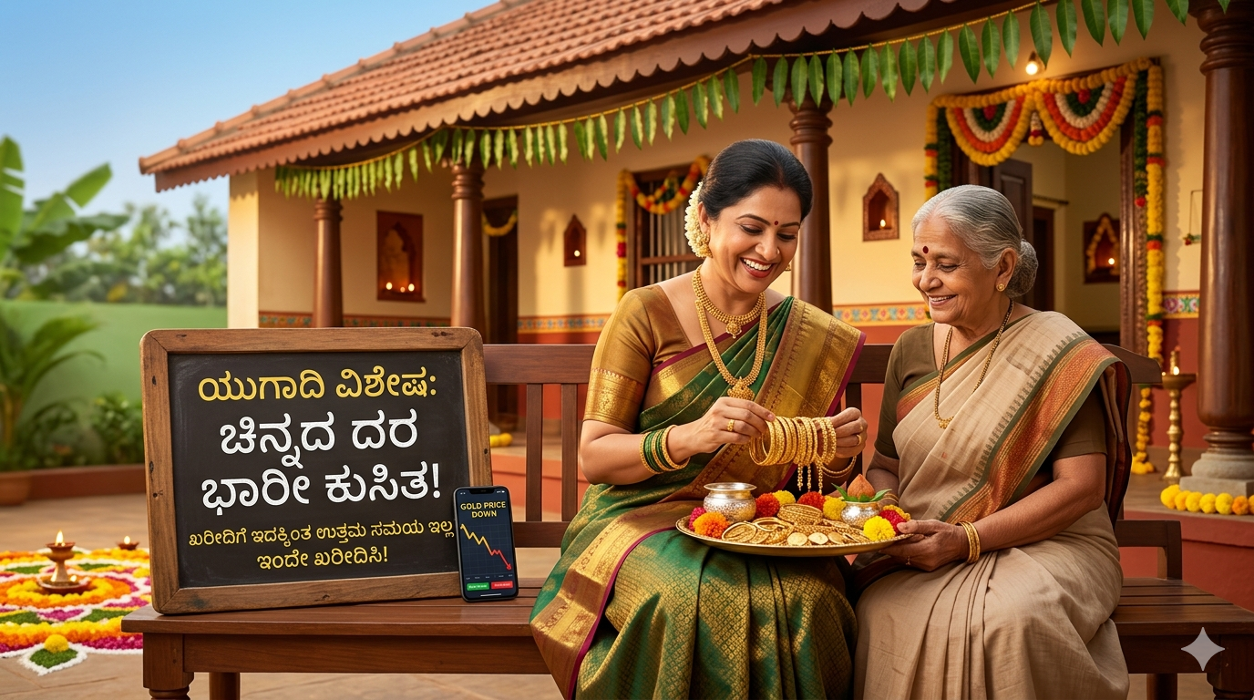 Gold Price Today: ಯುಗಾದಿಗೂ ಮುನ್ನ ಚಿನ್ನದ ದರ ಭಾರೀ ಕುಸಿತ! ಖರೀದಿಗೆ ಇದಕ್ಕಿಂತ ಉತ್ತಮ ಸಮಯ ಇಲ್ಲ