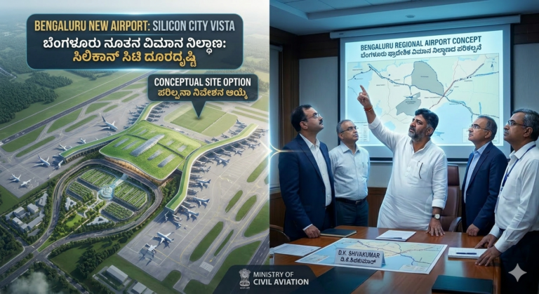 Bengaluru Second Airport: ಬೆಂಗಳೂರಿಗೆ ಎರಡನೇ ಏರ್‌ಪೋರ್ಟ್‌ಗೆ ವೇಗ! ದೆಹಲಿಯಲ್ಲಿ ಡಿ.ಕೆ.ಶಿವಕುಮಾರ್ ಮಹತ್ವದ ಸಭೆ