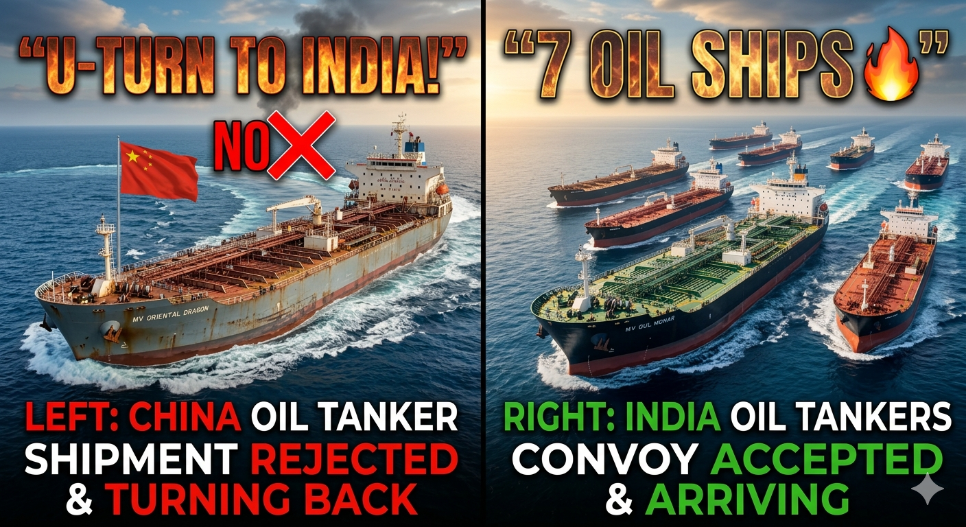 Russia Oil Tankers U-Turn: ಚೀನಾಗೆ ಹೊರಟ 7 ತೈಲ ಹಡಗುಗಳು ಭಾರತಕ್ಕೆ! ಮಂಗಳೂರಿಗೆ ಆಗಮನ