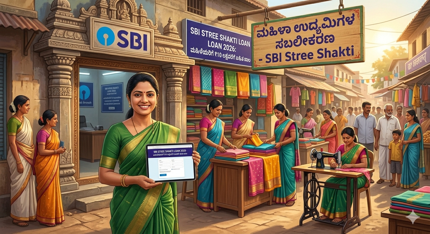 SBI Stree Shakti Loan 2026: ಮಹಿಳೆಯರಿಗೆ ₹10 ಲಕ್ಷವರೆಗೆ ಖಾತರಿ ರಹಿತ ಸಾಲ – ತಕ್ಷಣ ಅರ್ಜಿ ಮಾಡಿ!