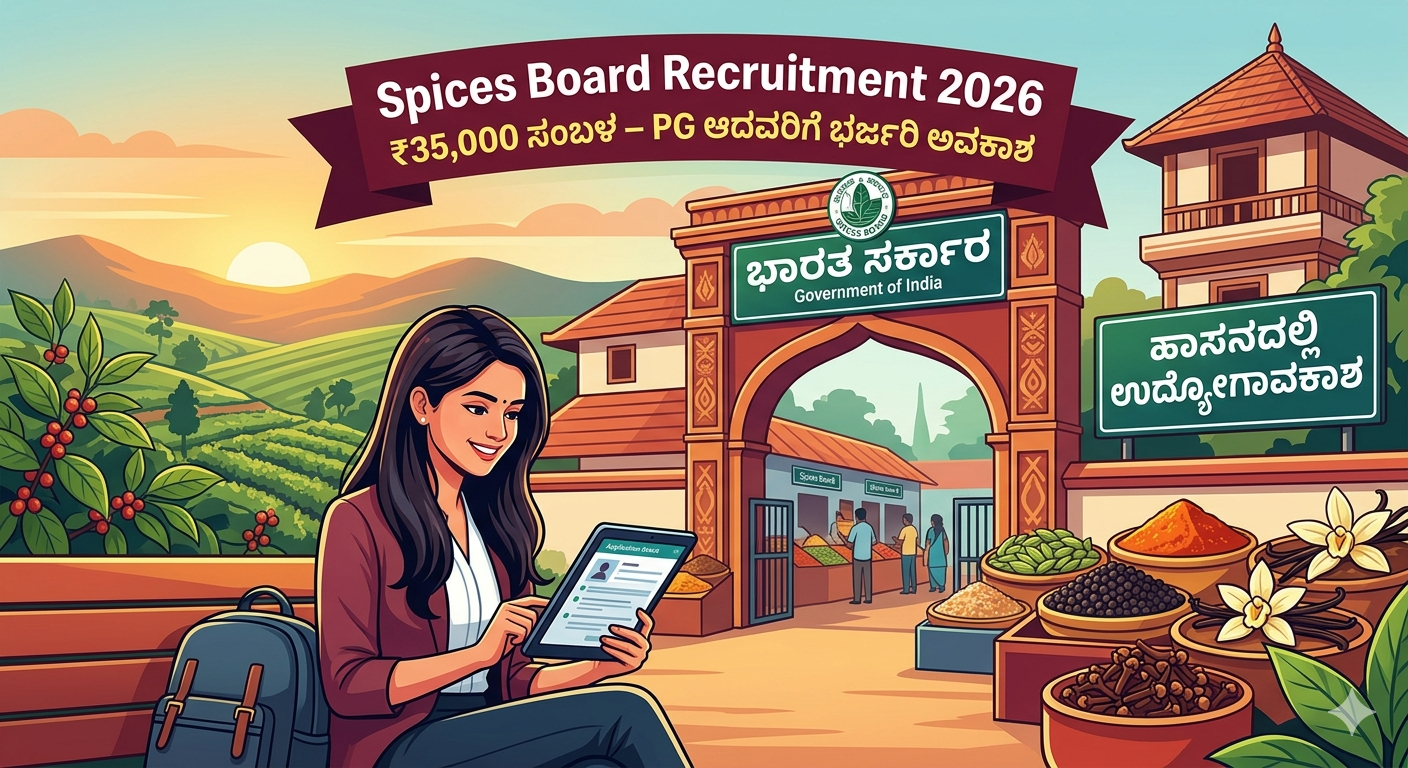 ಕುಕ್ಕೆ ಶ್ರೀ ಸುಬ್ರಹ್ಮಣ್ಯ ದೇವಸ್ಥಾನ ನೇಮಕಾತಿ 2026: ಶುಲ್ಕವಿಲ್ಲದೆ ಅರ್ಜಿ – 10ನೇ ಪಾಸ್‌ಗೂ ಅವಕಾಶ!