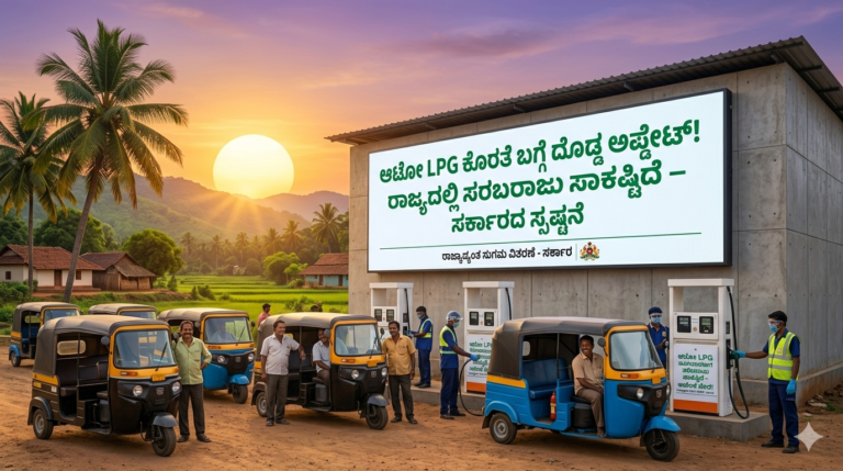 ಆಟೋ LPG ಕೊರತೆ ಬಗ್ಗೆ ದೊಡ್ಡ ಅಪ್ಡೇಟ್! ರಾಜ್ಯದಲ್ಲಿ ಸರಬರಾಜು ಸಾಕಷ್ಟಿದೆ – ಸರ್ಕಾರದ ಸ್ಪಷ್ಟನೆ
