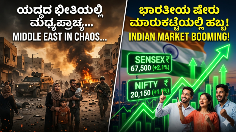 Middle East Ceasefire Impact: ಭಾರತೀಯ Stock Market Boom | Sensex & Nifty ಭರ್ಜರಿ ಏರಿಕೆ!