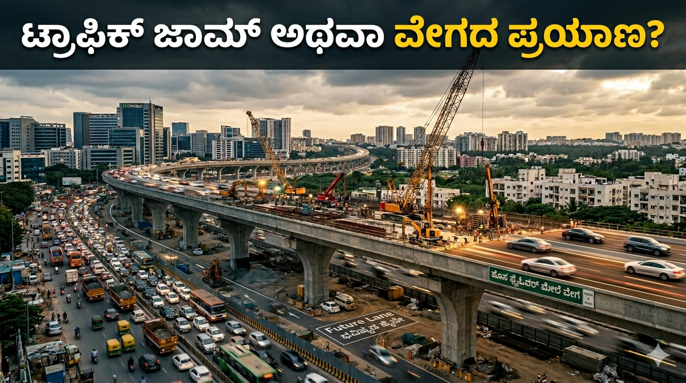 Bangalore Business Corridor Update 2026: 3KM Flyover, 14 Interchanges – ಇನ್ನು ಟ್ರಾಫಿಕ್ ಸಮಸ್ಯೆಗೆ ಪರಿಹಾರ ಸಿಗುತ್ತಾ?