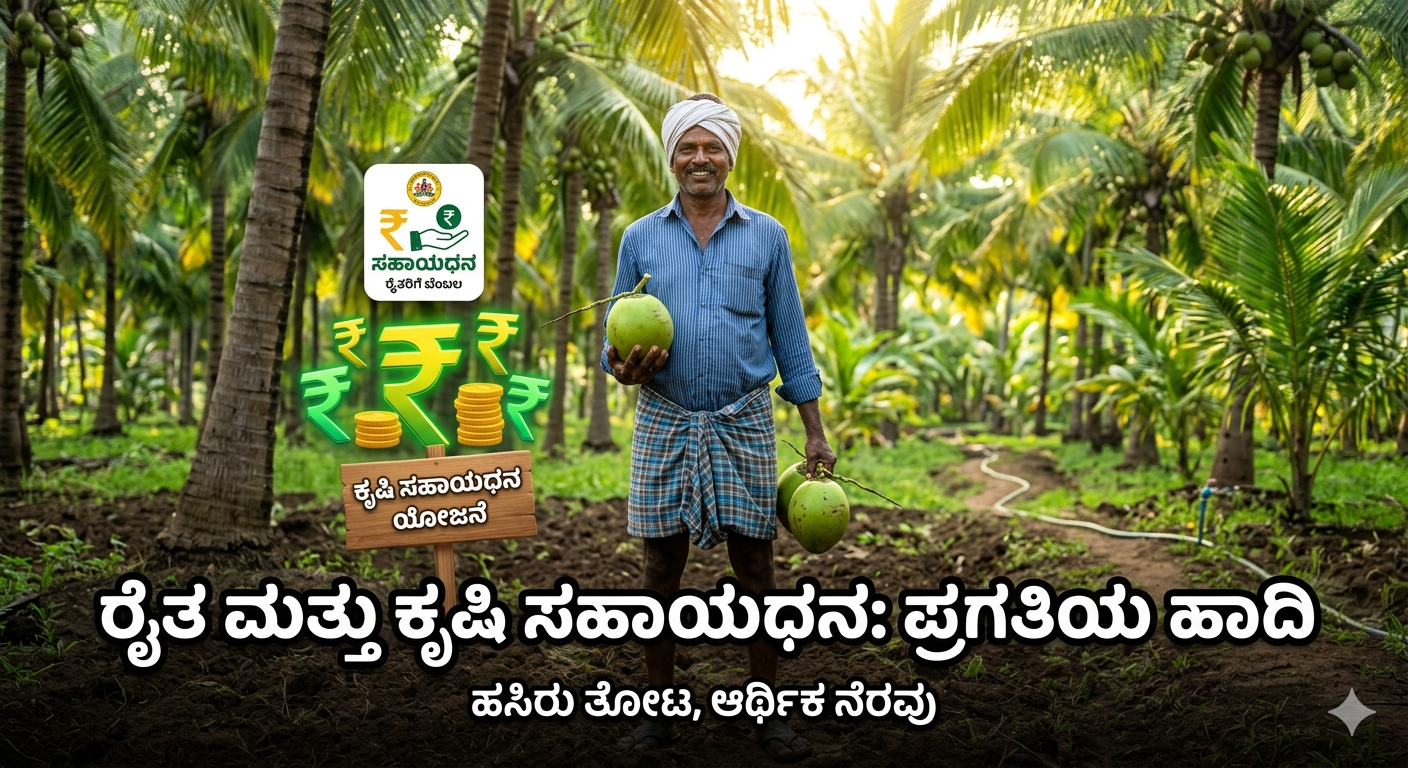 Coconut Farm Subsidy 2026: ತೆಂಗಿನ ತೋಟಕ್ಕೆ ₹56,000 ಸಹಾಯಧನ 😲 ರೈತರಿಗೆ ಭರ್ಜರಿ ಅವಕಾಶ | Apply Now