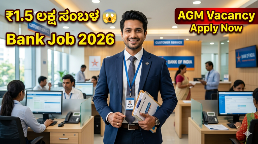 Central Bank AGM Recruitment 2026 😲 ₹1.5 ಲಕ್ಷ ಸಂಬಳ! 15 ಹುದ್ದೆಗಳು – Apply Online, Last Date